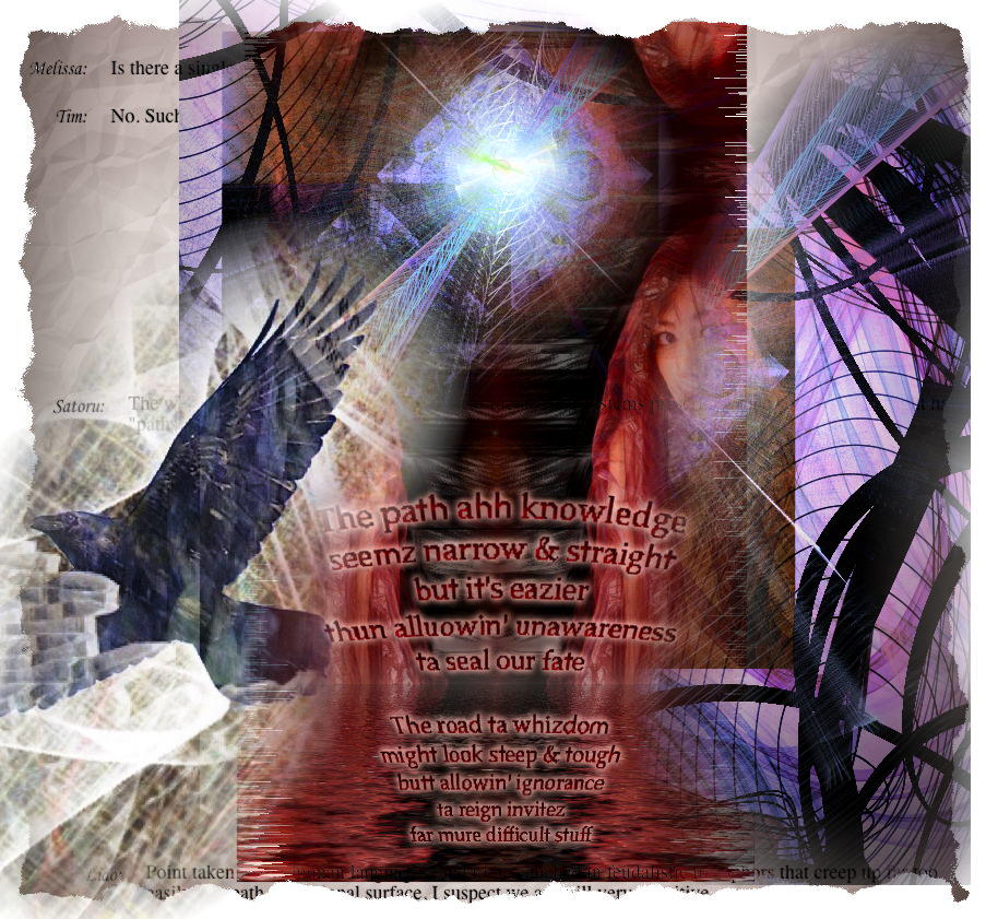 Road to Wisdom - artwork by T Newfields