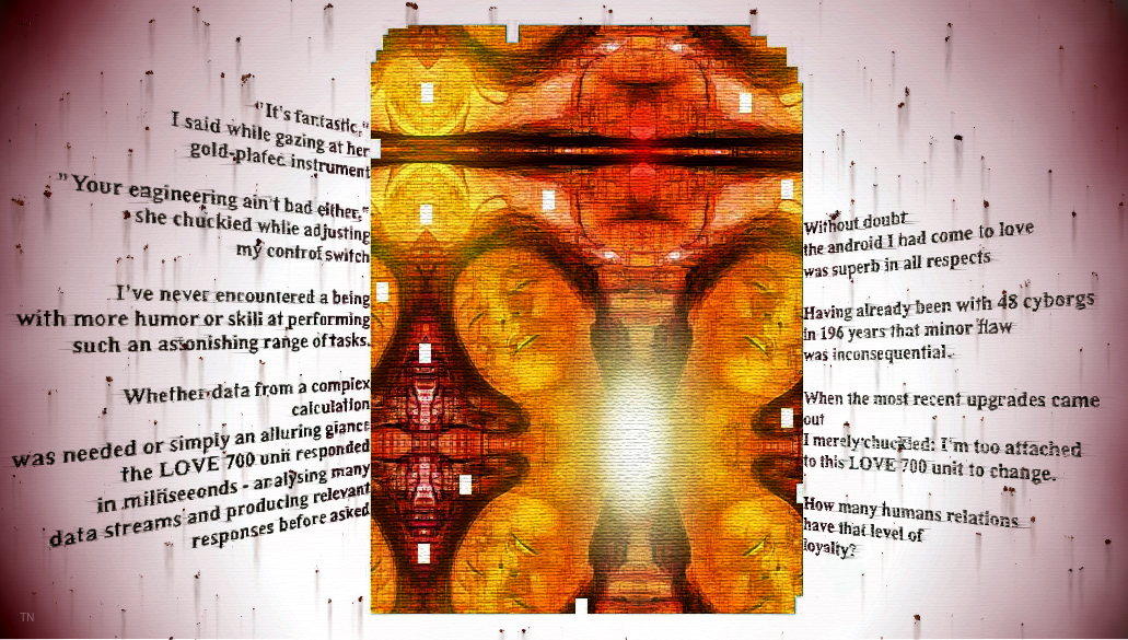 Cyberpackets - a pictoral poem by T Newfields