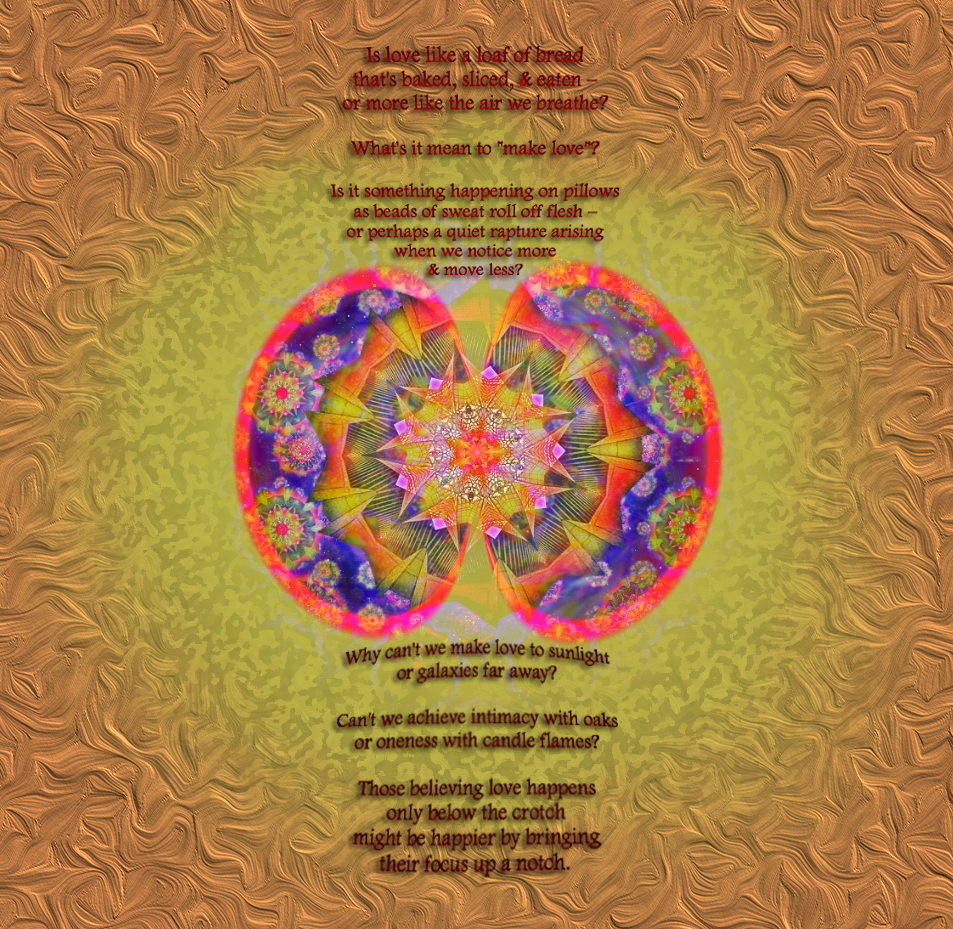 Making Love? - a graphic manipulation by T Newfields