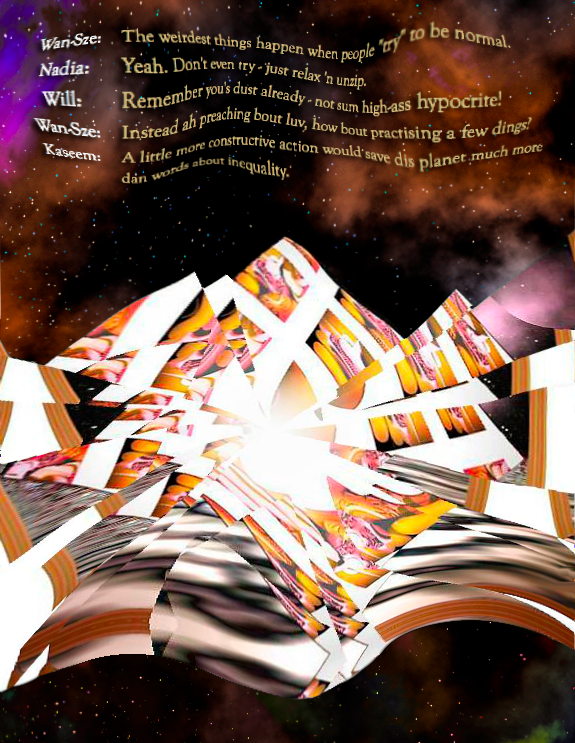 Getting Weirder - an art work and dialog by T Newfields