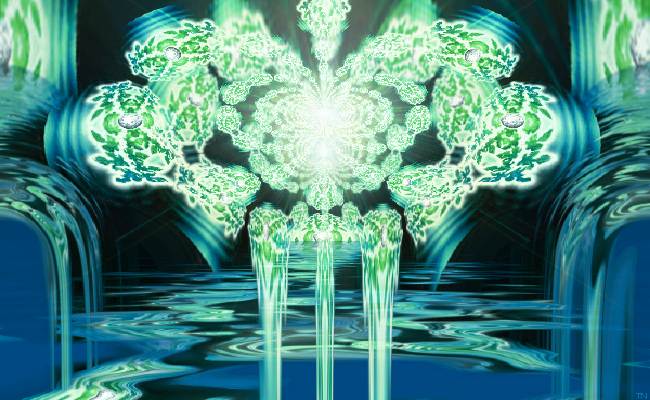 Perpetual Flow / ƒcoulement Perp&eacute;tuel / Flujo Perpetuo / Ewiger Flu§ / Towa no Nagare - an art work by T Newfields