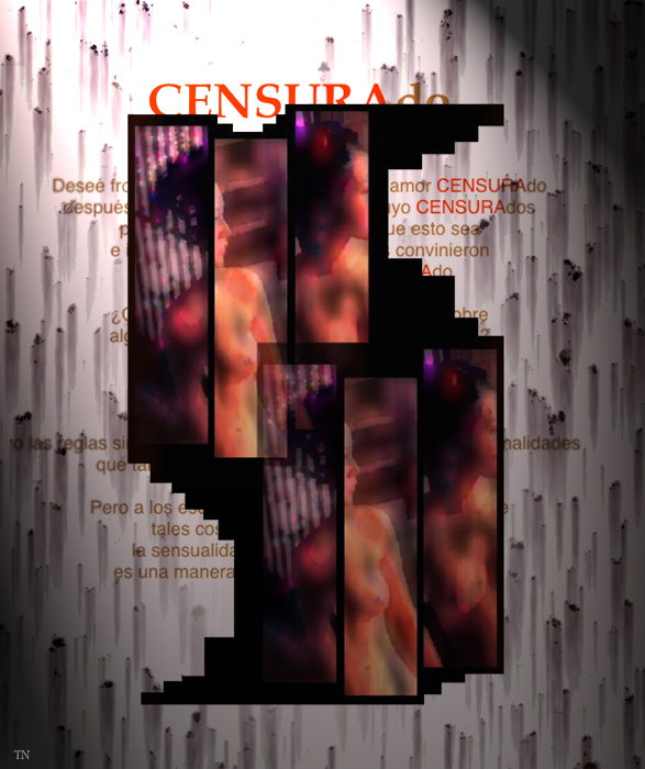Censurado - un poema gr&aacute;fico de T Newfields